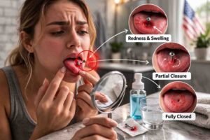 Signs Your Tongue Piercing Is Closing