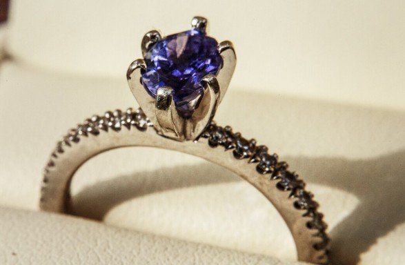 Colored Gemstone Engagement Rings