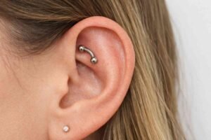 Jewelry Used for a Rook Piercing